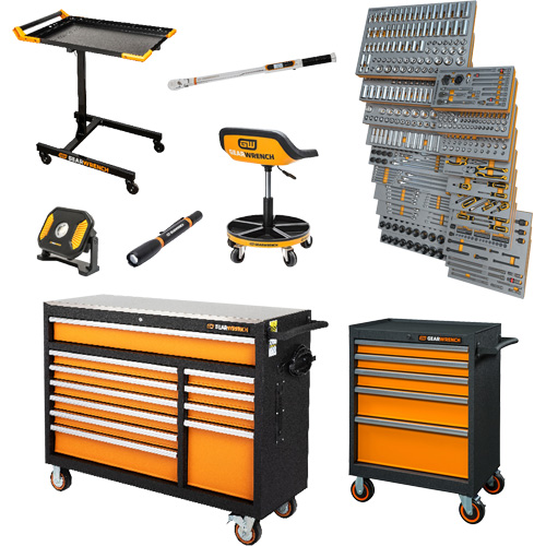 MEGAMOD Master Mechanics Tool Set in Premium Modular Foam Trays with Tool Storage, 1024 Pieces Pathway Supply LP