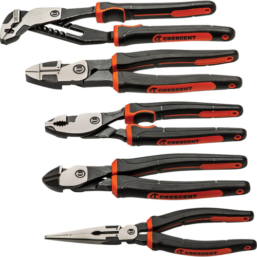 Z2 Mixed Dual Material Plier Set, 5 Pieces Pathway Supply LP