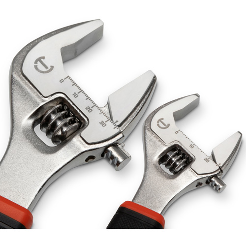 Quick-Fit-Jaw Adjustable Wrench Set, Adjustable, 2 Pieces, Imperial and Metric Pathway Supply LP