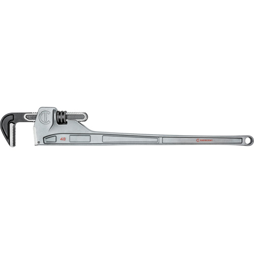 Pipe Wrench, 6" Jaw Capacity, 48" Long, Powder Coated Finish, Non-Ergonomic Handle Pathway Supply LP