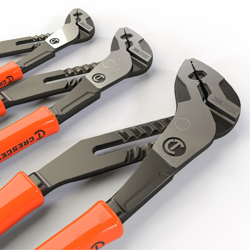 Z2 K9 Straight Jaw Dipped Handle Tongue & Groove Plier Set, 3 Pieces Pathway Supply LP