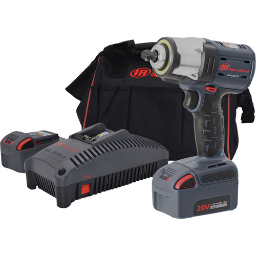 Compact High Torque Cordless Impact Wrench Kit, 20 V, 1/2" Socket Pathway Supply LP