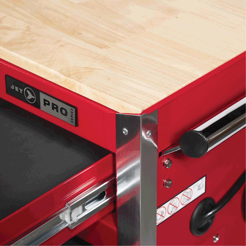 PRC4211 Pro Series Roller Cabinet, 11 Drawers, 42" W x 18" D x Red Pathway Supply LP