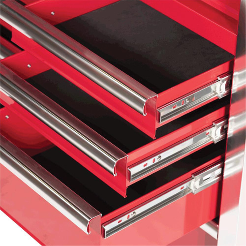 PRC4211 Pro Series Roller Cabinet, 11 Drawers, 42" W x 18" D x Red Pathway Supply LP