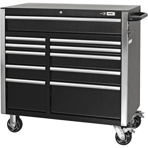 HDCC-4115 HD Series Toolbox Combo, 21-1/2" D x 44-1/5" W x 63-3/10" H, Black Pathway Supply LP