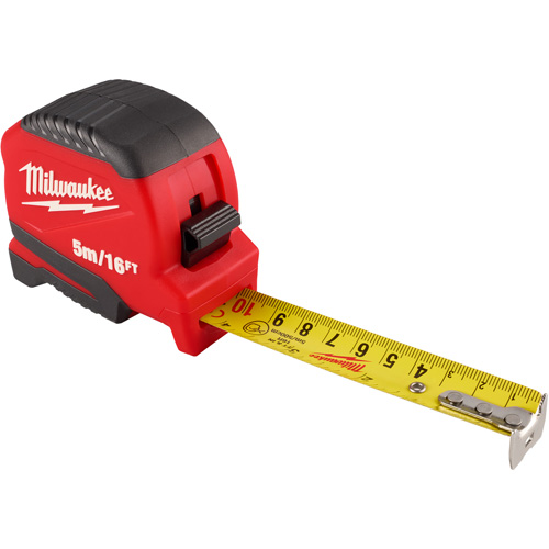 Compact Tape Measure, 1" x 16' Pathway Supply LP