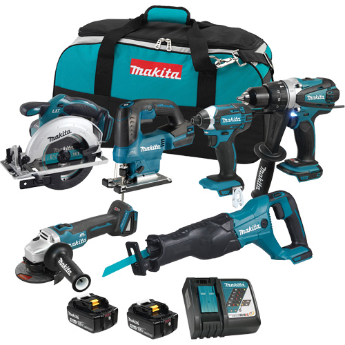 LXT 6-Tool Combo Kit, Lithium-Ion, 18 V Pathway Supply LP
