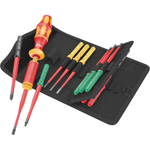 15-Piece Kraftform Kompakt Torque VDE Blade Set, 1000 V Pathway Supply LP