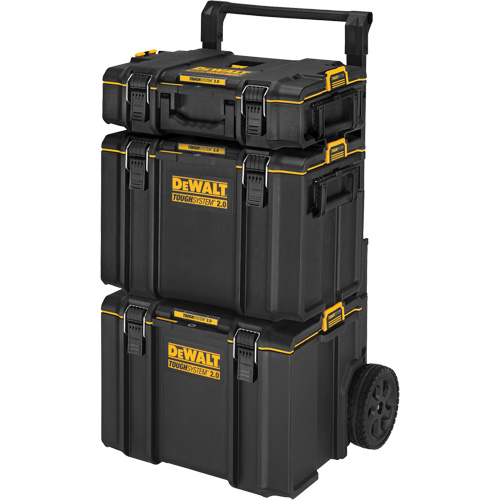 Syst&egrave;me de rangement sur roues TOUGHSYSTEM 2.0, 24" x 20-2/5" x 34-1/2", Noir/Jaune Pathway Supply LP