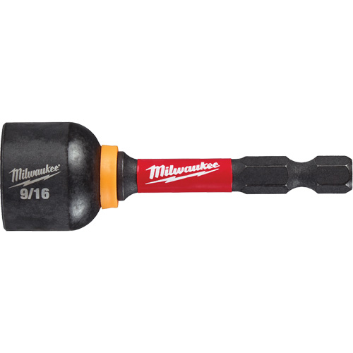 SHOCKWAVE Impact Duty Magnetic Nut Driver, 9/16" Drive, 2-9/16" L, Magnetic Pathway Supply LP