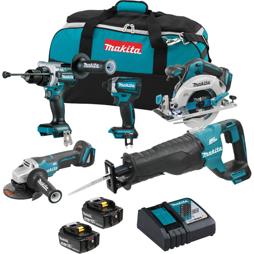 18V LXT Brushless 5 Tool Combo Kit, Lithium-Ion, 18 V Pathway Supply LP