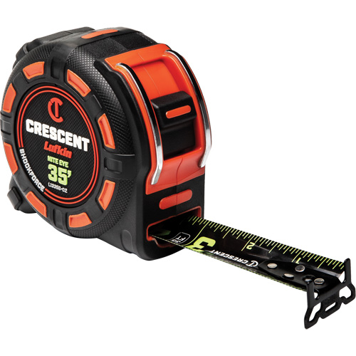 Shockforce NITE EYE Tape Measure, 1-1/4" x 35', SAE Graduations Pathway Supply LP