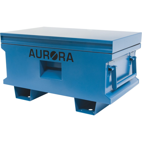 Jobsite Tool Box, 33" x 20-3/10" x 18-3/10", Steel, Blue Pathway Supply LP