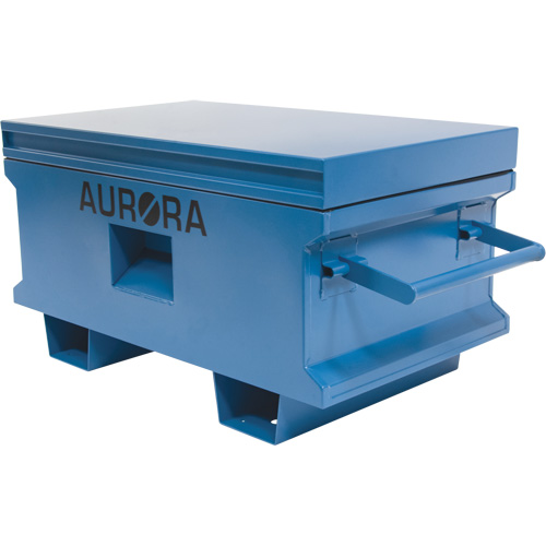 Jobsite Tool Box, 33" x 20-3/10" x 18-3/10", Steel, Blue Pathway Supply LP