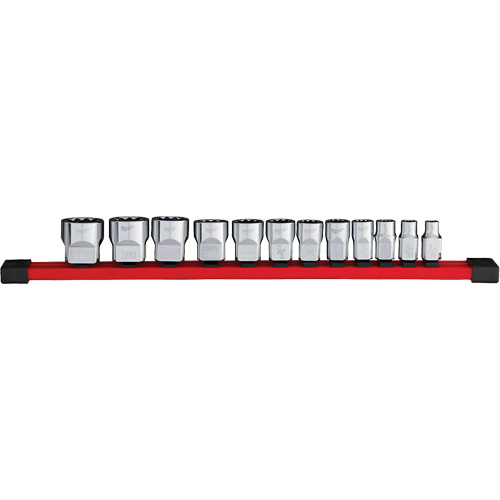 Jeu de douilles SAE &agrave; 12 pans, 12 Mcx, Prise de 3/8" Pathway Supply LP