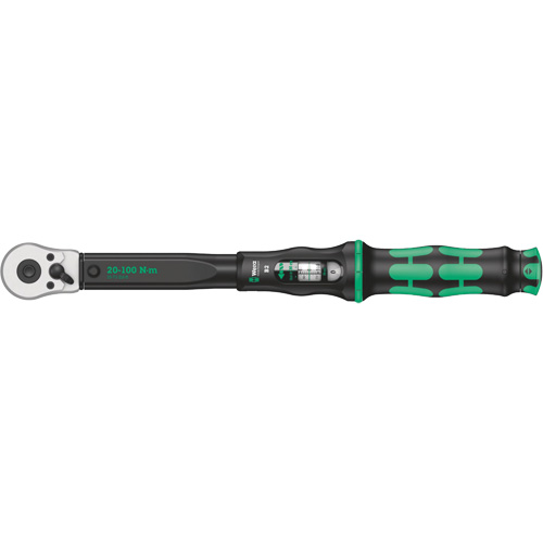Click-Torque B2 Torque Wrench with Reversible Ratchet, Click, 3/8" Square Drive, 20 - 100 Nm Pathway Supply LP