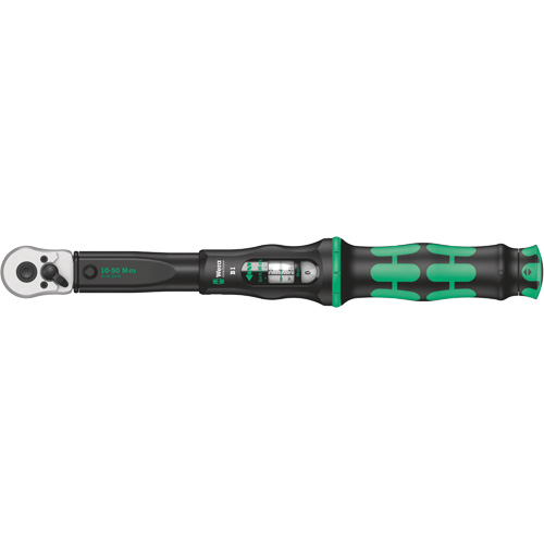 Click-Torque B Torque Wrench with Reversible Ratchet, Click, 3/8" Square Drive, 10 - 50 Nm Pathway Supply LP