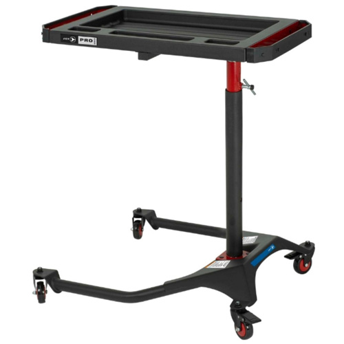 JUHT-100A Adjustable-Height Under-Hood ABS Tool Tray, 0 Drawers, 18-7/10" L x 31-17/20" W x 48-2/5" H, Black Pathway Supply LP