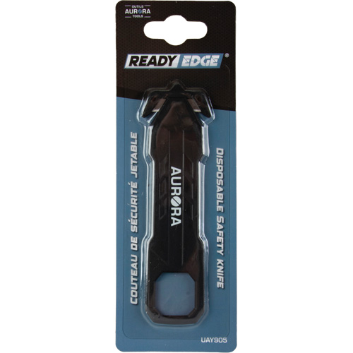Couteau de s&eacute;curit&eacute; jetable , Acier inoxydable, Prise en Plastique Pathway Supply LP
