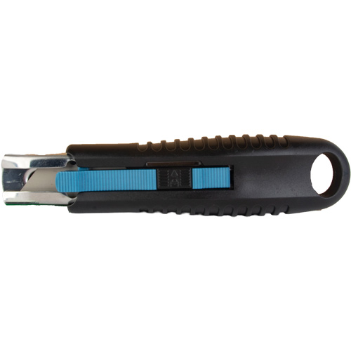 Couteau de s&eacute;curit&eacute; r&eacute;tractable standard, Acier inoxydable, Prise en Caoutchouc Pathway Supply LP