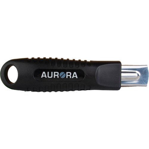 Couteau de s&eacute;curit&eacute; r&eacute;tractable standard, Acier inoxydable, Prise en Caoutchouc Pathway Supply LP
