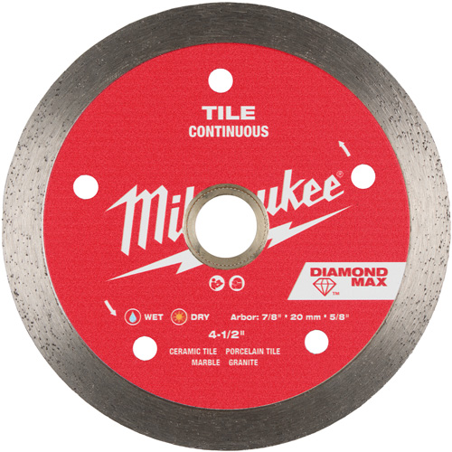 DIAMOND MAX Continuous Tile Diamond Blade Pathway Supply LP