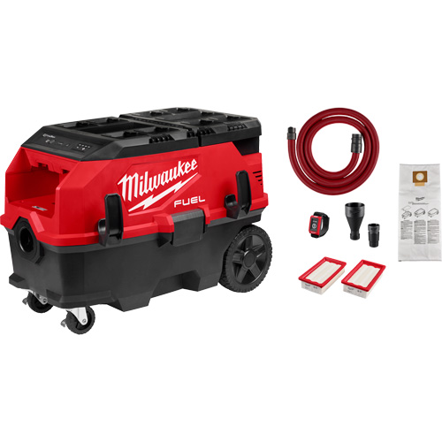 M18 FUEL PACKOUT 9 Gallon Dual-Battery Dust Extractor with VACLINK, 27-3/4" x 16-3/4" x 19" Pathway Supply LP
