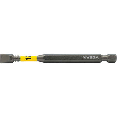 Impactech&reg; Power Bit, Slot, 12F-14R Tip, 1/4" Drive Size, 3-1/2" Length Pathway Supply LP