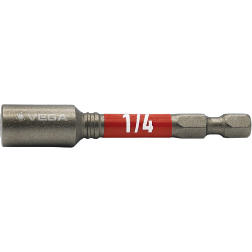 Impactech&reg; Nut Driver, 1/4" Tip, 1/4" Drive, 2-9/16" L, Magnetic Pathway Supply LP