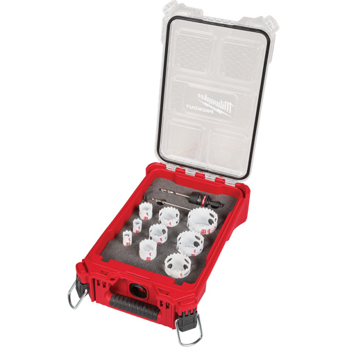 QUIK LOK HOLE DOZER Bi-Metal Kit with PACKOUT Compact Organizer, 12 Pieces Pathway Supply LP