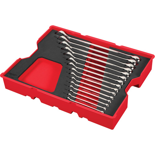 Jeu de cl&eacute;s SAE avec organisateur pour tiroirs PACKOUT, Combinaison, 15 morceaux, Imp&eacute;rial Pathway Supply LP