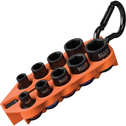 Jeu de douilles &agrave; chocs SAE pr&ecirc;t &agrave; emporter, 10 Mcx, Chocs, Prise de 3/8" Pathway Supply LP