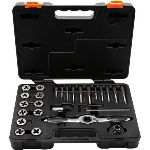 SAE Ratcheting Tap & Die Set, 27 Pieces Pathway Supply LP