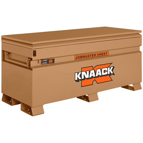 Coffre de chantier mod&egrave;le 60 avec cadenas, 60" x 24" x 28-1/2", Acier, Havane Pathway Supply LP