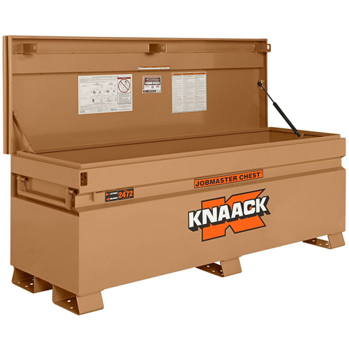 Coffre de chantier mod&egrave;le 2472 avec cadenas, 72" x 24" x 28-1/4", Acier, Havane Pathway Supply LP