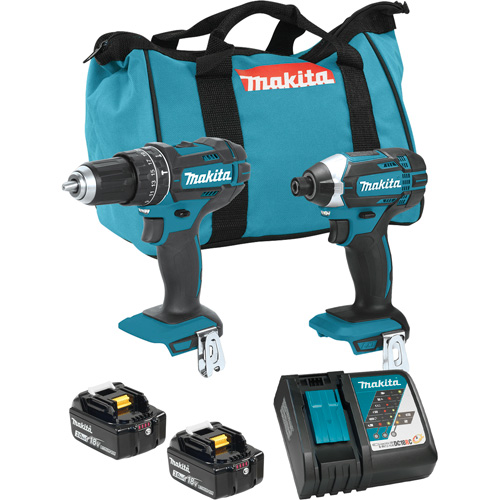 LXT Cordless Impact Driver & Hammer Drill/Driver Combo Kit, Lithium-Ion, 18 V Pathway Supply LP