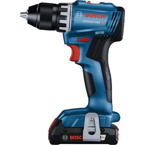 Compact Brushless Drill/Driver Kit, Lithium-Ion, 18 V, 1/2" Chuck, 400 in-lbs. Torque Pathway Supply LP