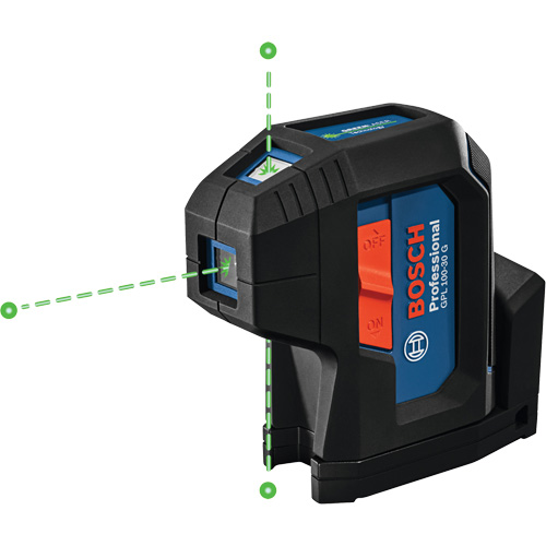 Laser dalignement autonivelant &agrave; faisceau vert &agrave; trois points Pathway Supply LP