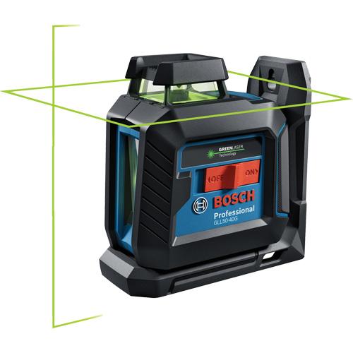 Laser &agrave; lignes crois&eacute;es 360° auto-nivelant &agrave; faisceau vert Pathway Supply LP