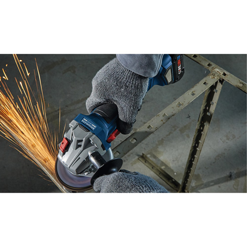 Brushless Angle Grinder with Slide Switch, 4-1/2" Wheel, 18 V Pathway Supply LP
