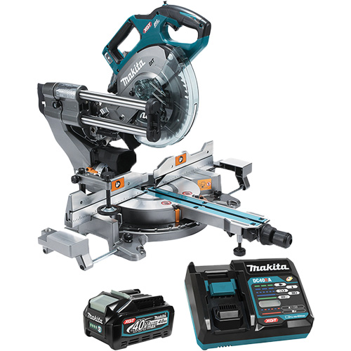 XGT Brushless Dual Compound Mitre Saw with AWS Pathway Supply LP
