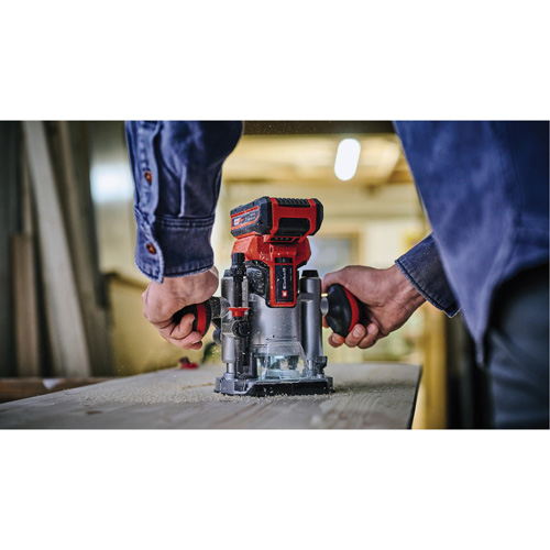 Professional Cordless Compact Router with Fixed Base & Plunge Base (Tool Only) Pathway Supply LP
