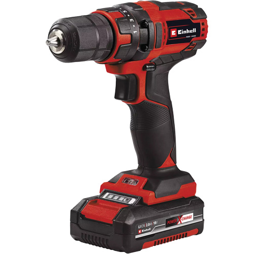 Cordless Drill/Driver Kit, Lithium-Ion, 18 V, 3/8" Chuck, 310 in-lbs Torque Pathway Supply LP