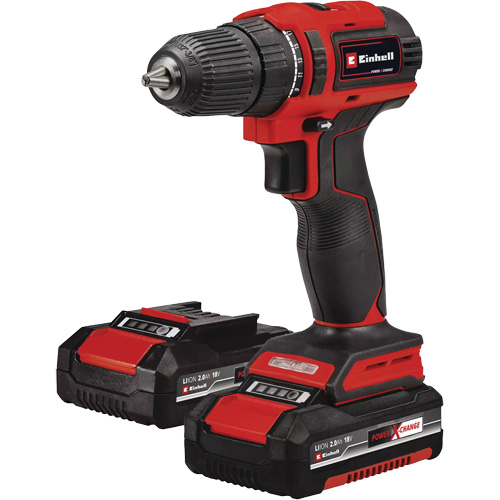 Ensemble perceuse sans fil, Lithium-ion, 18 V, Mandrin 3/8", Couple 354 lb-po Pathway Supply LP