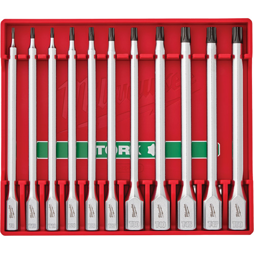 Jeu de douilles &agrave; embouts longues, Torx, Prise 1/4"/3/8", 11 mr Pathway Supply LP
