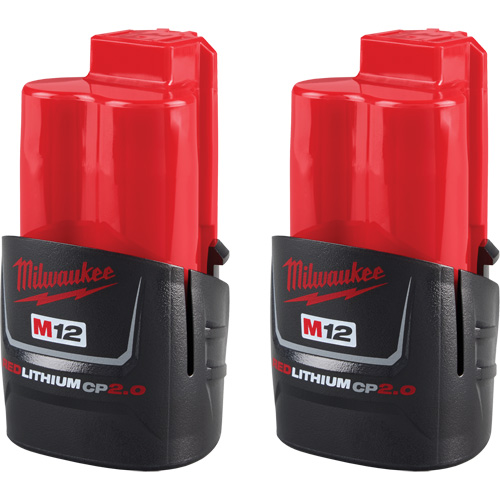 M12 REDLITHIUM CP2.0 Compact Batteries, Lithium-Ion, 12 V, 2 Ah Pathway Supply LP