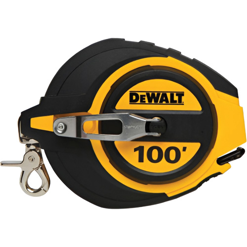 Closed Case Long Tape Measure, 100', Imperial Graduations Pathway Supply LP