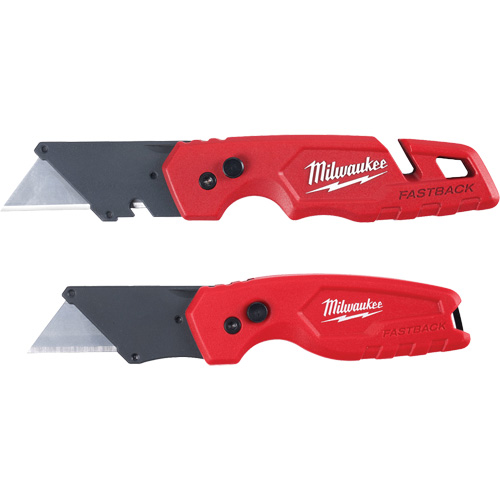 Jeu de couteaux utilitaires pliants FASTBACK 2 mcx, poign&eacute;e en Plastique Pathway Supply LP