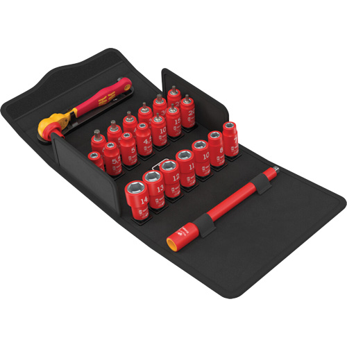 Jeu de cl&eacute; &agrave; cliquet SA VDE 1 Zyklop isolant avec levier dinversion Pathway Supply LP