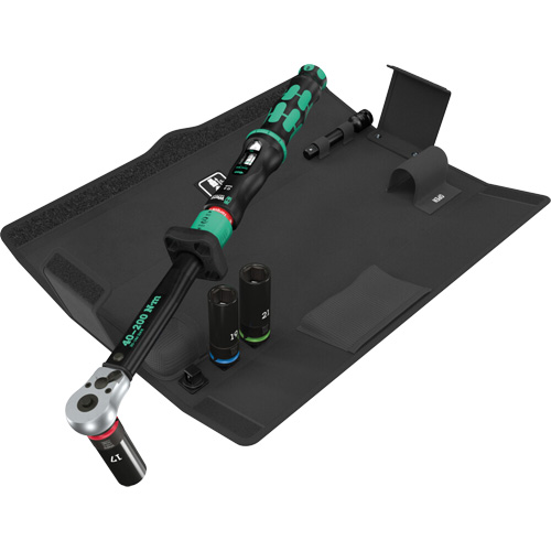 Ensemble cl&eacute; dynamom&eacute;trique Click-Torque Lock C 3 jeu 1 pour changement de roue, 6 Mcx, Prise de 1/2", Profond Pathway Supply LP